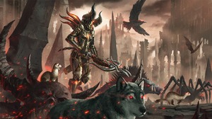 Armor Crossbow Demon Hunter Diablo Iii Diablo Iii Wolf 1920x1080 Wallpaper
