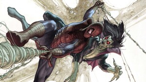 Comic Green Goblin Spider Man 1920x1080 Wallpaper