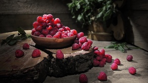 Food Raspberry 3387x2257 wallpaper