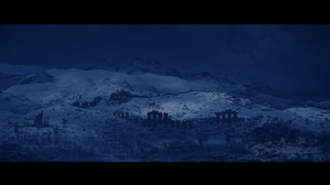 Assassins Creed Assassins Creed Valhalla Mountain Pass Night Snow Ruins Video Games 2560x1440 Wallpaper