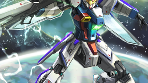 Gundam X After War Gundam X Gundam Anime Mechs Super Robot Taisen Artwork Digital Art Fan Art 1216x1523 wallpaper