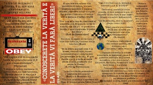 Old Paper Phrase Illuminati Pyramid Eye Of Providence Propaganda Italian Text Digital Art Simple Bac 1920x1080 Wallpaper