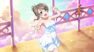 Watanabe You Love Live Love Live Sunshine Anime Anime Girls 3600x1800 Wallpaper