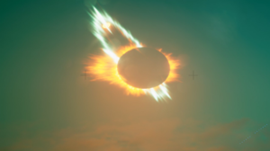 Video Games Screen Shot Clouds Eclipse Exo One Sky Lens Flare Vertical 1280x1440 Wallpaper