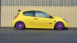 Renault Renault Clio Stance Yellow Cars Car 4000x2248 Wallpaper