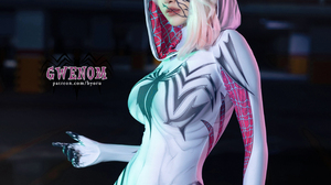 Women Model Cosplay Parking Gwenom Gwen Stacy Costumes Marvel Comics Looking At Viewer 2773x4160 Wallpaper