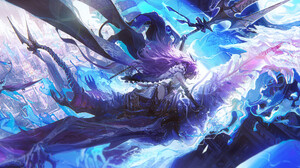 Dragon Witch Artwork Ying Yi 3840x1349 Wallpaper