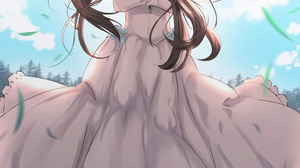 Anime Girls Anime Tokisaki Kurumi Date A Live Red Eyes Wedding Dress Heterochromia Flowers 2160x3054 wallpaper