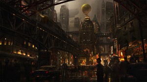 Sci Fi City 1920x1070 wallpaper