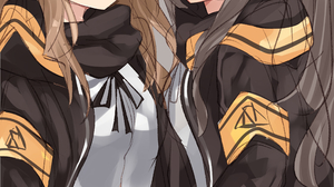 Anime Anime Girls Girls Frontline UMP9 Girls Frontline UMP45 Girls Frontline Long Hair Long Sleeves  2591x3624 Wallpaper