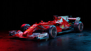 Formula 1 Red Cars CGi Racing Car Race Cars ArtStation 2560x1440 Wallpaper