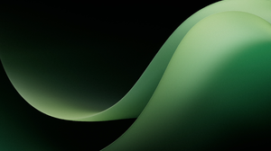 Microsoft Abstract Green Simple Background Minimalism 2754x1892 Wallpaper