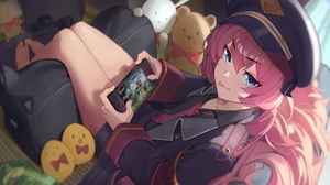 Anime Anime Girls Redhead Video Games 3500x2311 Wallpaper
