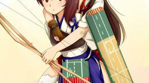 Anime Anime Girls Kantai Collection Akagi KanColle Kaga KanColle Long Hair Side Ponytail Brunette Ja 1600x2108 Wallpaper