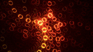 Artistic Circle Light Red 2560x2058 Wallpaper