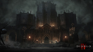 Diablo Diablo IV Video Games Castle Video Game Art Clouds Sky Stairs 2560x1440 Wallpaper