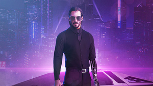 John Wick Cyberpunk 2077 Men Actor Keanu Reeves Video Games CD Projekt RED 3240x1822 wallpaper