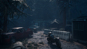 Motorcycle Apocalyptic Night Days Gone Video Games Screen Shot CGi Car Vehicle Trees 1920x1080 wallpaper
