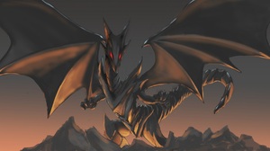 Yu Gi Oh Trading Card Games Red Eyes Black Dragon Anime Dragon Artwork Digital Art Fan Art 2400x969 Wallpaper