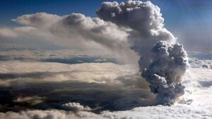Landscape Eruptions Volcanic Eruption Smoke Clouds Atmosphere 1680x1050 Wallpaper
