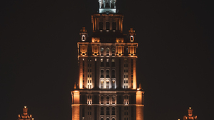 Moscow Building Russia Night 6336x8448 Wallpaper