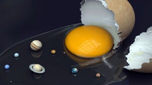Easter Egg Solar System 1920x1200 Wallpaper