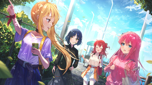 Anime Anime Girls BOCCHi THE ROCK Group Of Women Women Outdoors Women Quartet Gotou Hitori Kita Ikuy 1894x1200 Wallpaper