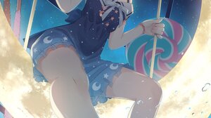 Shima6644 Portrait Display Anime Girls Hololive Virtual Youtuber Water Himemori Luna Swing Stars Sta 2480x3508 Wallpaper