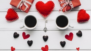 Coffee Gift Heart Love Still Life 4395x2850 Wallpaper