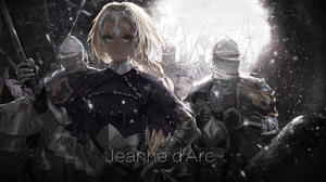 Jeanne D 039 Arc Fate Series Ruler Fate Apocrypha Armor Blonde Knight Long Hair 3688x2024 Wallpaper