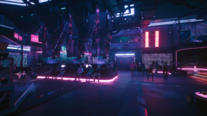 Neon Cyberpunk Cyberpunk 2077 Vibrant Colorful Ray Tracing City Lights Video Games CGi CD Projekt RE 2560x1440 Wallpaper