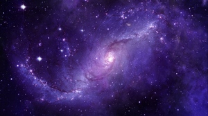 Galaxy Purple Space Stars 1920x1200 Wallpaper