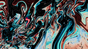 Abstract Fluid Liquid Artwork Digital Art Shapes Colorful Paint Brushes XEBELiON 3840x2160 Wallpaper