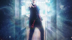 Doctor Who The Doctor Peter Capaldi TARDiS 2480x3508 Wallpaper