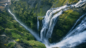 Earth Waterfall 2560x1600 wallpaper