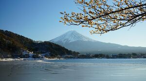 Japan Mount Fuji Nature Water Mountains 2507x1672 Wallpaper