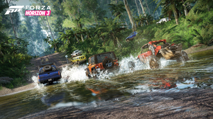 Forza Horizon 3 Video Games CGi Logo Water Race Cars Road Car Nature 3840x2160 Wallpaper