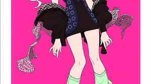 Tarou2 Anime Portrait Display Anime Girls Twintails Long Hair Looking Away Minimalism Simple Backgro 2804x3952 wallpaper