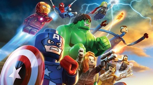 Iron Man Spider Man Thor Hulk Captain America Black Widow Wolverine Storm Marvel Comics Lego 1920x1080 Wallpaper