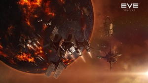 Eve Online Planet Space Spaceship 2560x1600 Wallpaper