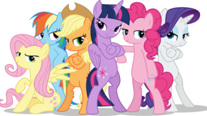 Applejack My Little Pony Fluttershy My Little Pony Pinkie Pie Rainbow Dash Rarity My Little Pony Twi 9000x4892 Wallpaper