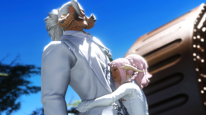 Final Fantasy XiV A Realm Reborn Reshade Au Ra Weddings Peace CGi Video Game Characters Video Game M 2560x1440 Wallpaper