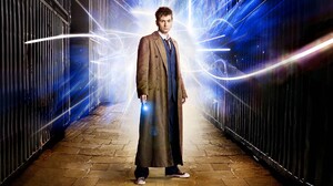 Doctor Who The Doctor TARDiS David Tennant Tenth Doctor 1920x1080 Wallpaper