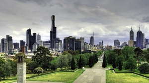 Australia Building Melbourne Park Skyscraper 1920x1200 Wallpaper