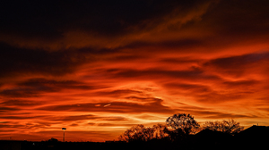 Sunset Nature Landscape Clouds Silhouette Outdoors Red Photography Dusk 6016x3384 Wallpaper