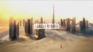Lorem Ipsum Dubai Clouds Skyscraper Sunset 1920x1080 Wallpaper