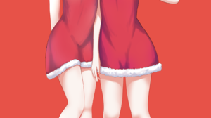 Christmas Christmas Clothes Christmas Dress Artwork Digital Art Fan Art Anime Anime Girls Fate Serie 3200x4500 Wallpaper