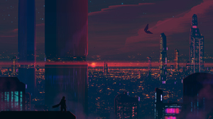 Sci Fi City 2560x1440 Wallpaper