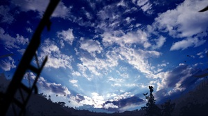 Anime Sky 3076x1516 Wallpaper