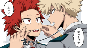 Anime Boys Katsuki Bakugou Blond Hair Anime Redhead Red Eyes 2952x1728 Wallpaper